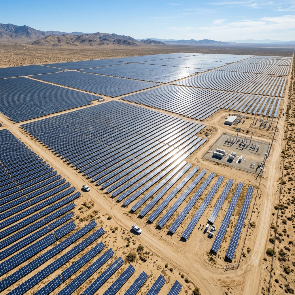 Inspección de paneles solares con drone